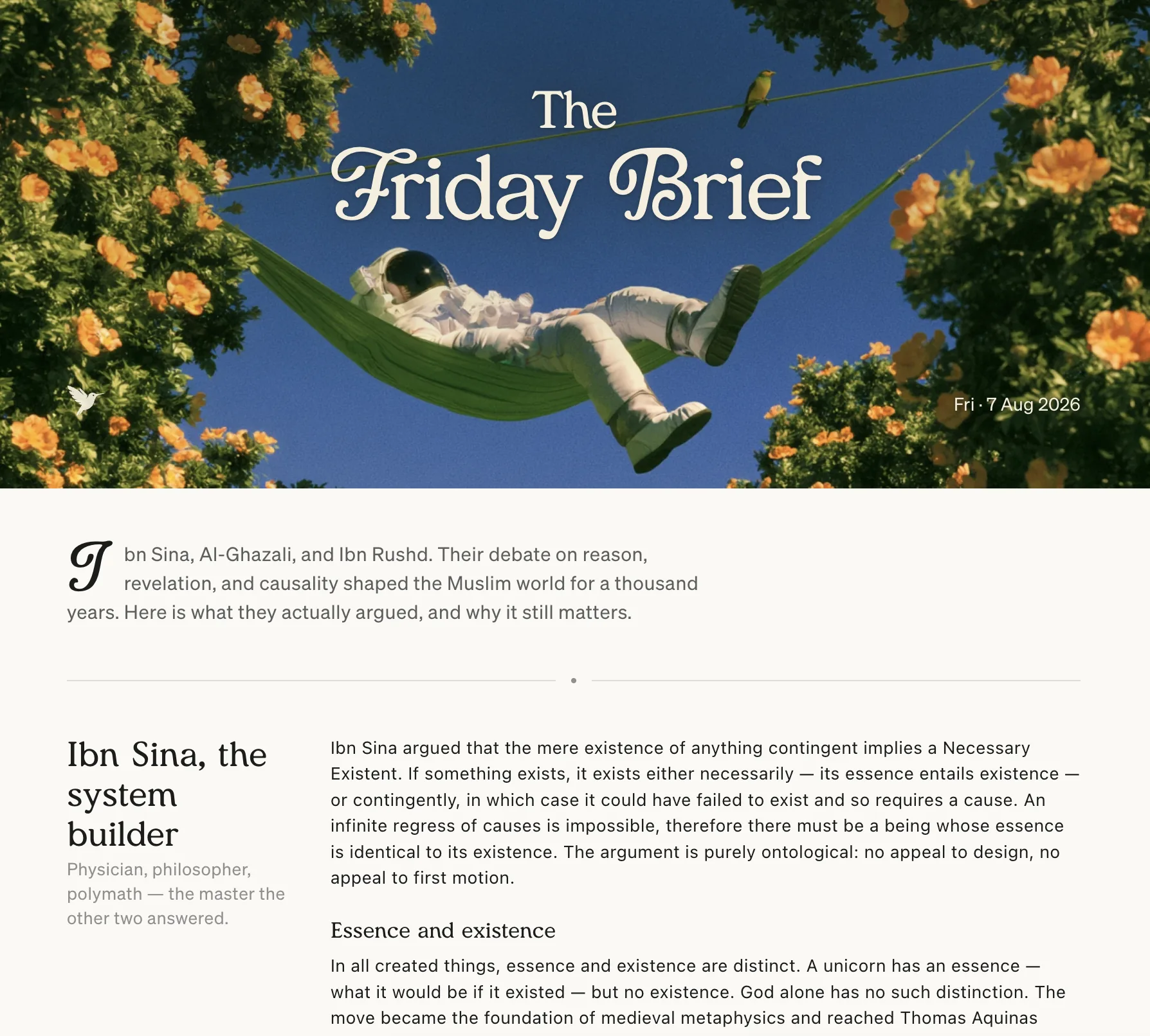 Friday Brief artifact